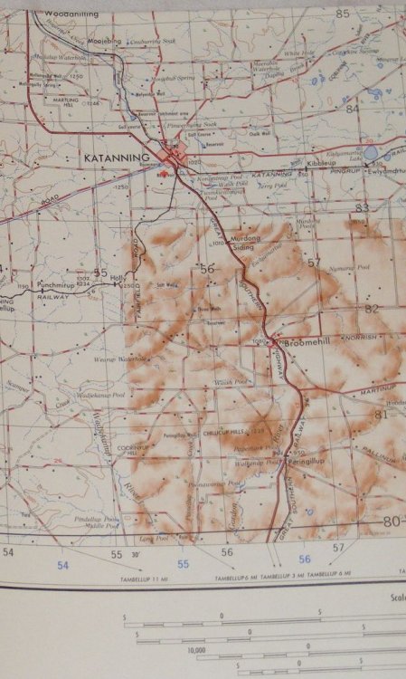 Dumleyung, Western Australia, 1:250000 Map SI 50-7 Edition 1-AAS Series R 502