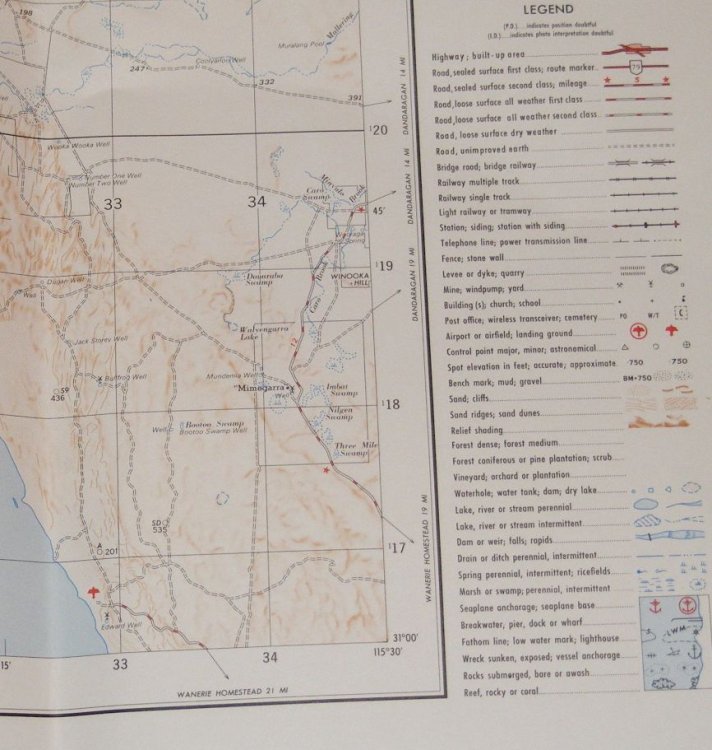 Hill River, Western Australia, 1:250000 Map Sheet SH50-9 Edition 1-DNM Series R 502