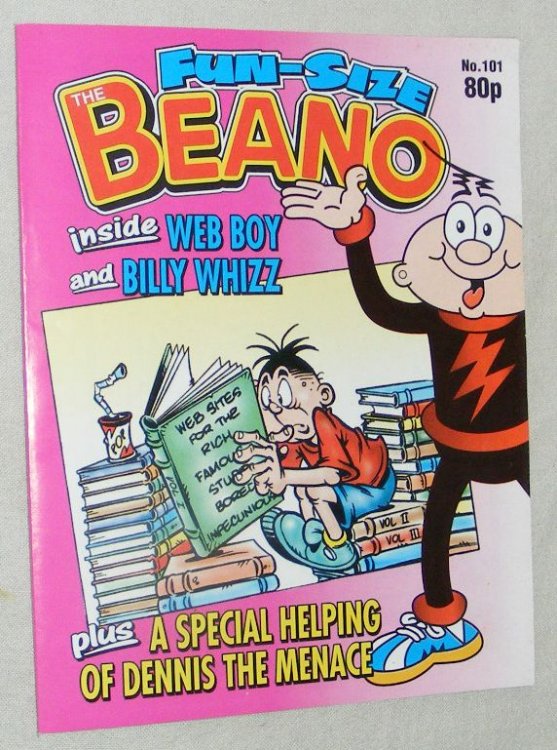 Fun Size Beano No.101. Web Boy and Billy Whizz