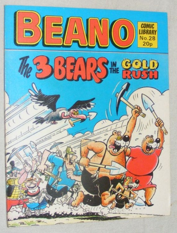 Beano Comic Library No.28.The 3 Bears in the Gold Rush