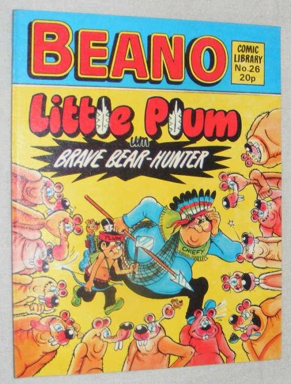 Beano Comic Library No.26. Little Plum um Brave Bear-Hunter