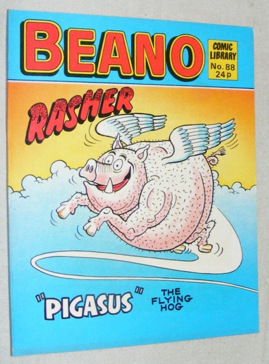 Beano Comic Library No.88. Rasher - Pigasus the Flying Hog