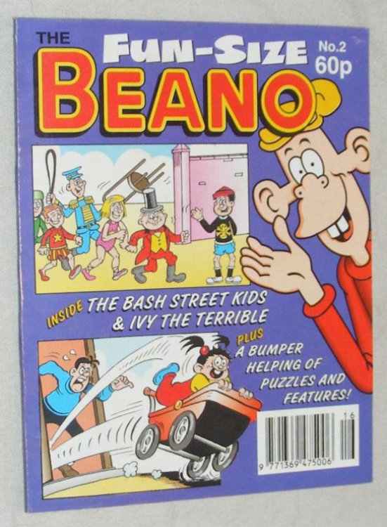 Fun-Size Beano No.2. The Bash Street Kids in 'Exchange!', Ivy the Terrible in 'Pram Pest!'