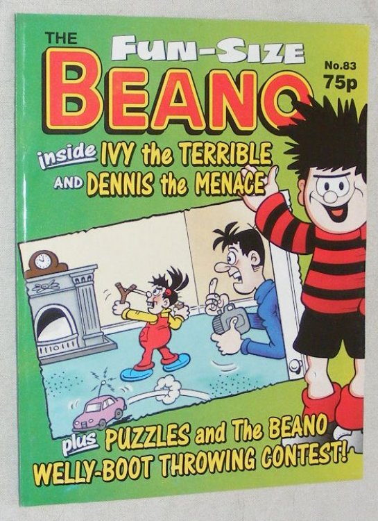 Fun-Size Beano No.83. Ivy the Terrible in 'Camera Shy!', Dennis the Menace in 'A Smashin' Fashion Show'