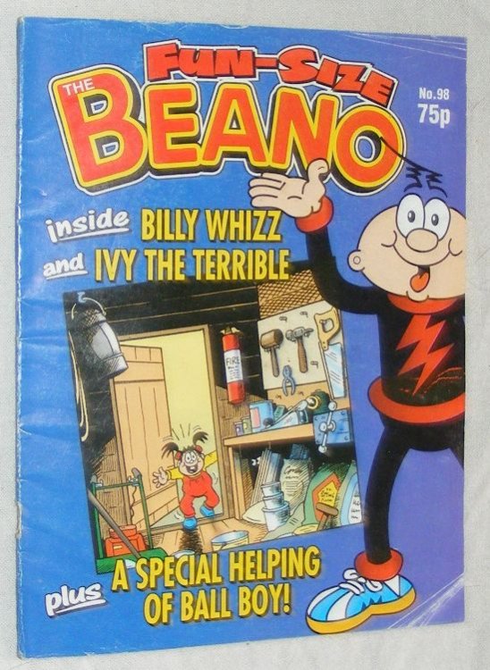 Fun-Size Beano No.98. Billy Whizz in 'Snow Use!' & Ivy the Terrible in 'Toy Titters'