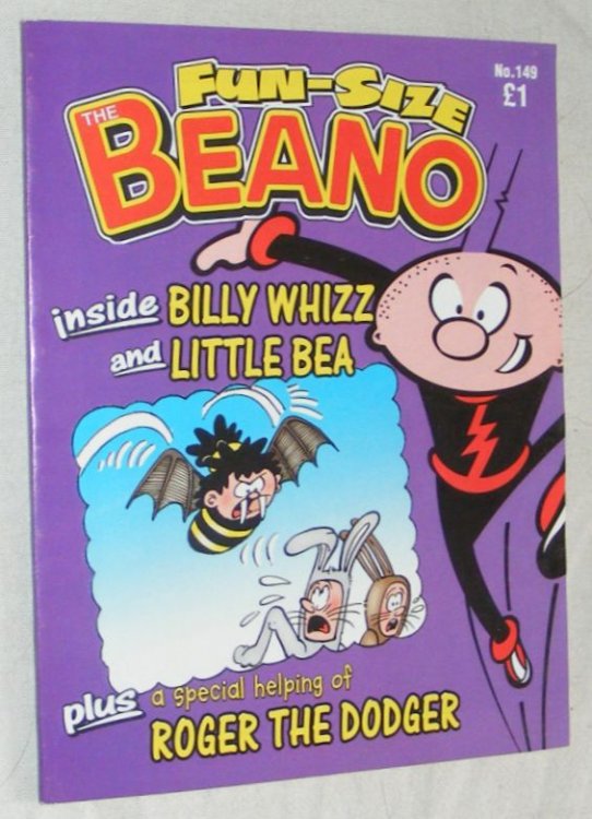 Fun-Size Beano No.149. 'Billy Whizz is Missing' & Little Bea in 'Dreadful Dreams!'
