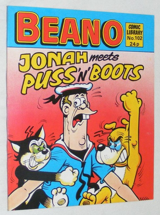 Beano Comic Library No.102. Jonah meets Puss 'n' Boots