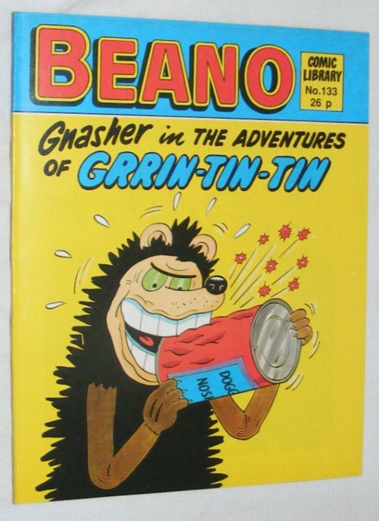 Beano Comic Library No.133. Gnasher in The Adventures of Grin-Tin-Tin