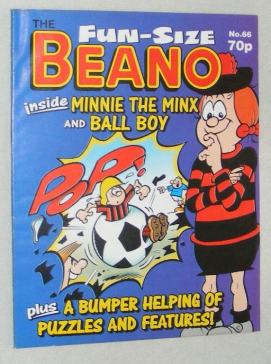 Fun-Size Beano No.66. Minnie the Minx in 'Swimmin'!', Ball Boy in 'Sidelined!'