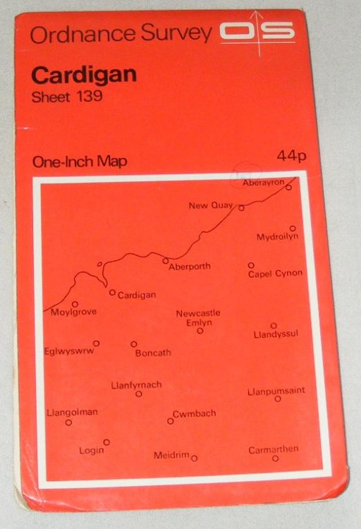Cardigan. Sheet 139 One-Inch Map
