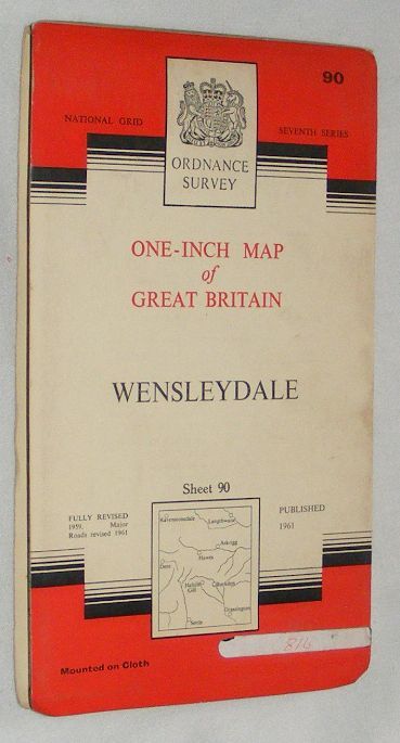 Wensleydale. Sheet 90 One-Inch Map of Great Britain Seventh Series