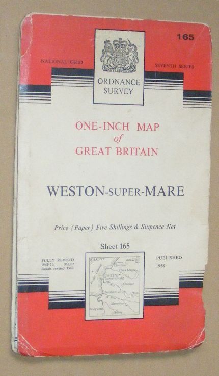 Weston-super-Mare, Sheet 165. One-inch map of Great Britain, Seventh Series