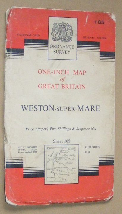 Weston-super-Mare, Sheet 165. One-inch map of Great Britain, Seventh Series