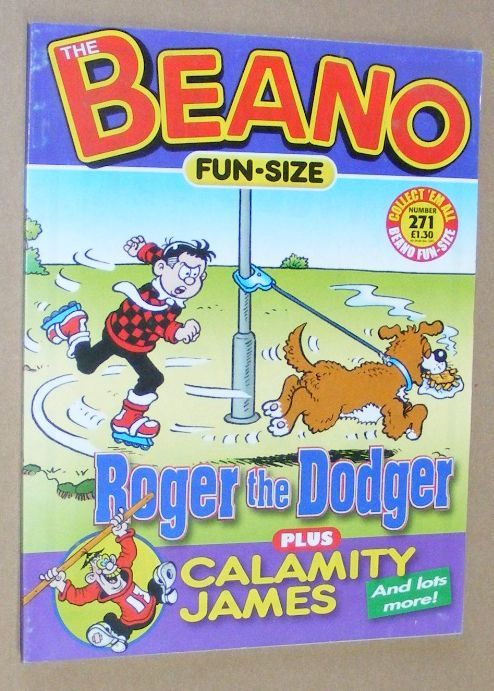 Fun-Size Beano No.271: Roger the Dodger in 'Doggy Dodges!', 'Calamity James' Lucky Horseshoe!'