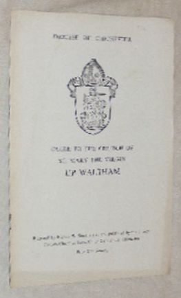 Image for Guide to the Church of St Mary the Virgin Up Waltham Guide to the Church of St Mary the Virgin Up Waltham