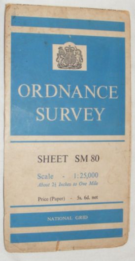Ordnance Survey Sheet SM80 1:25000 Map [St Ishmael's & Herbrandston, Pembrokeshire]