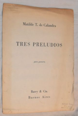 Image for Tres Preludios para guitarra Tres Preludios para guitarra