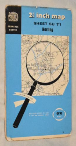 Harting Sheet SU 71 1:25000 First Series Map