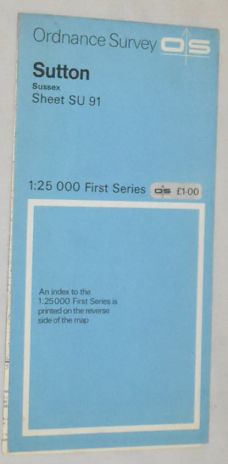 Sutton (Sussex). 1:25000 Map Sheet SU 91