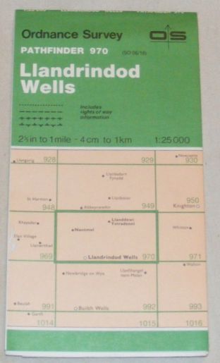 Llandrindod Wells Pathfinder Map Sheet 970 (SO06/16)