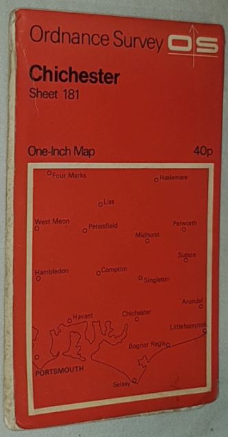 Chichester. Sheet 181 One-inch Map Seventh Series