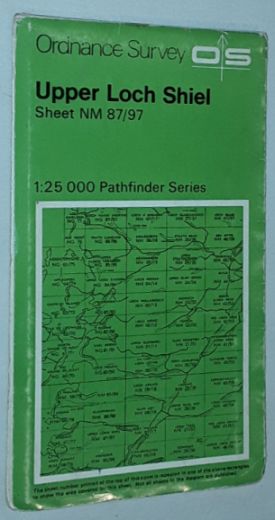 Upper Loch Shiel. Sheet NM 87/97 1:25000 Pathfinder Map