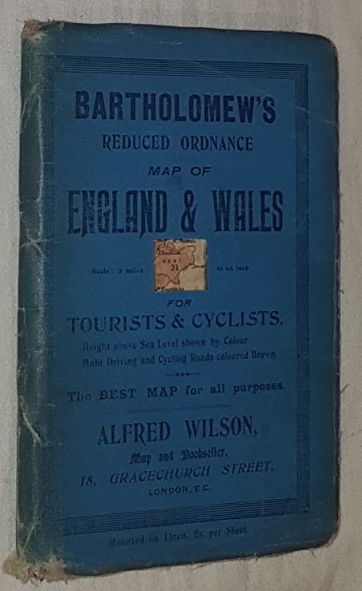 Kent, Sheet 31, Bartholomew's Reduced Ordnance Map of England & Wales for Tourists & Cyclists. 2 miles to 1 inch