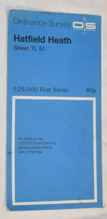 Image for Hatfield Heath Sheet TL 51 1:25000 First Series Map Hatfield Heath Sheet TL 51 1:25000 First Series Map