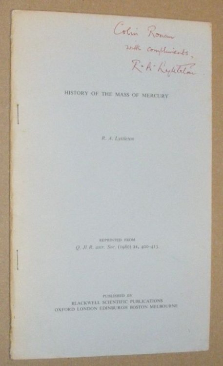 Image for History of the Mass of Mercury History of the Mass of Mercury
