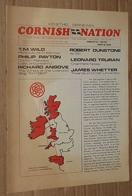 Cornish Nation Merth 1972
