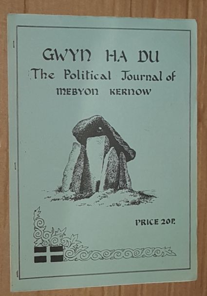 Gwyn Ha Du: the political journal of Mebyon Kernow. No.1, November/December 1980