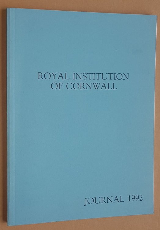Journal of the Royal Institution of Cornwall 1992 New Series II Volume I Part 2