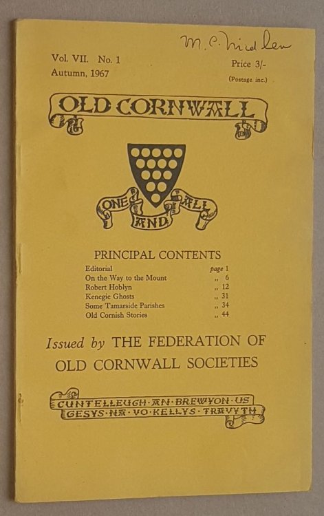 Old Cornwall vol.VII, no.1, Autumn 1967