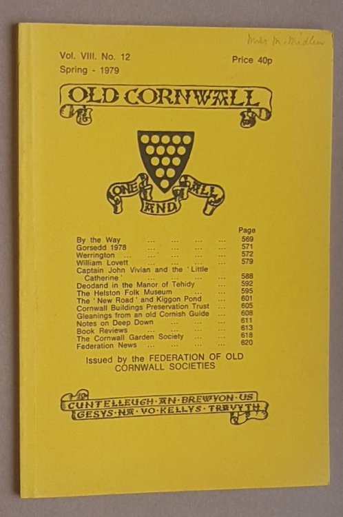 Old Cornwall vol.VIII, no.12, Spring 1979