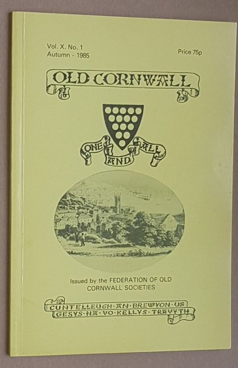 Old Cornwall vol.X, no.1, Autumn 1985