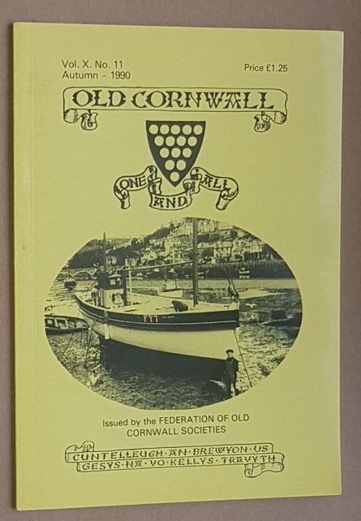 Old Cornwall vol.X, no.11, Autumn 1990