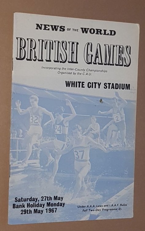 News of the World British Games, White City Stadium, 27th May, 29th May 1967