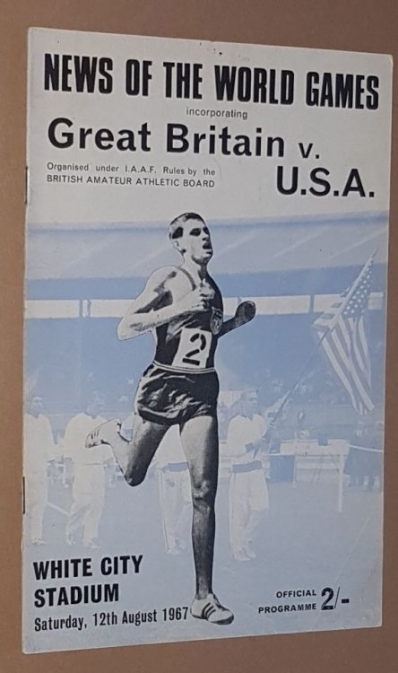 News of the World Games incorporating Great Britain v. U.S.A., White City Stadium, 12th August 1967
