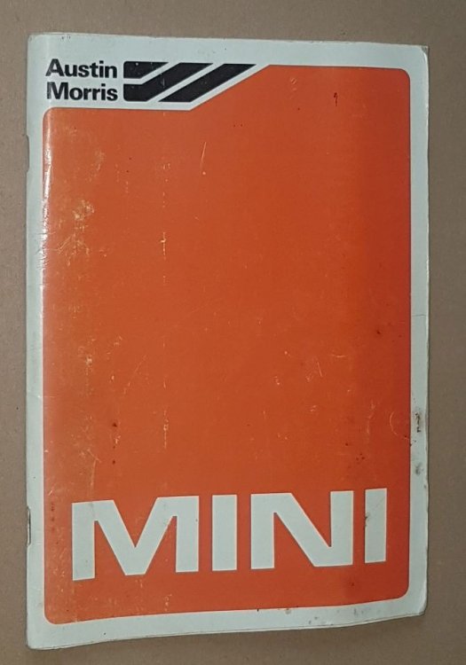 Mini City, HL Saloon & Estate, 95 Van & Pick-up, Driver's Handbook (Part No. AKM 4715)