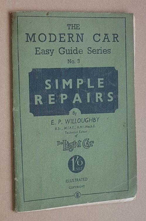 Simple Repairs (The Modern Car Easy Guide Series No.3)
