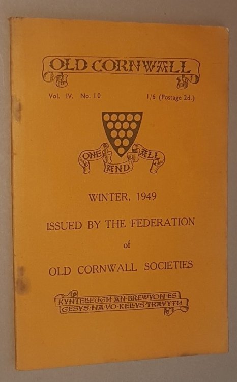 Old Cornwall vol.IV, no.10, Winter 1949