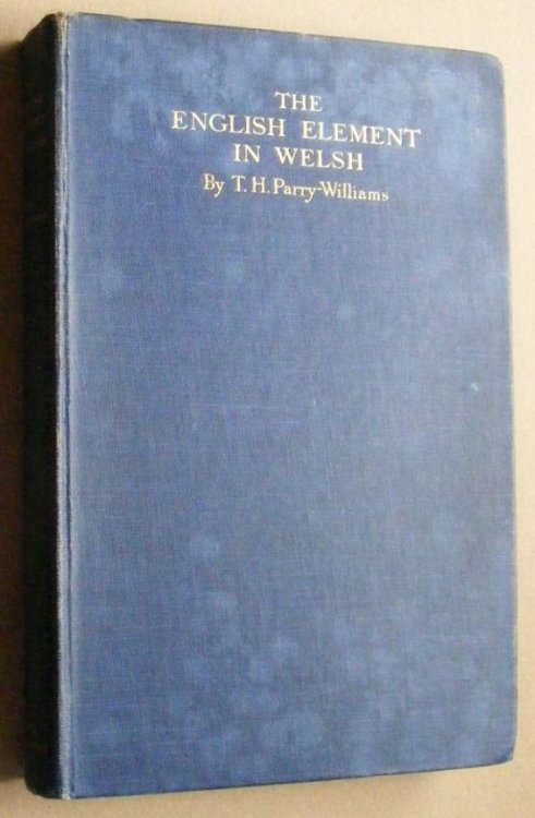 The English Element in Welsh: a study of English loan-words in Welsh (Cymmrodorion Record Series No.X)