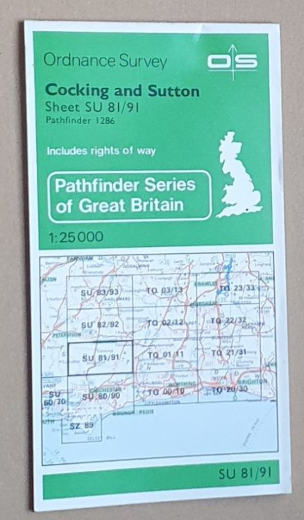 Cocking & Sutton 1:25000 Map Sheet SU 81/91 (Pathfinder 1286)