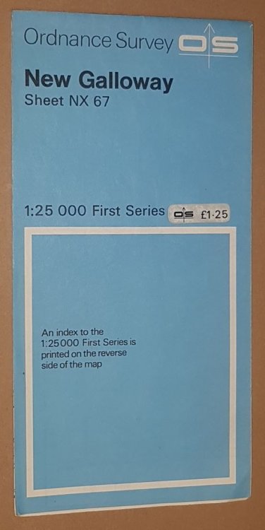 New Galloway. 1:25000 First Series Map Sheet NX 67