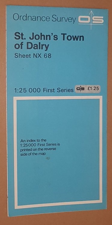 St John's Town of Dalry. 1:25000 First Series Map Sheet NX 68