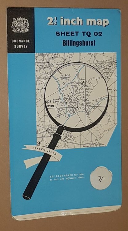 Billingshurst. 1:25000 First Series Map Sheet TQ 02