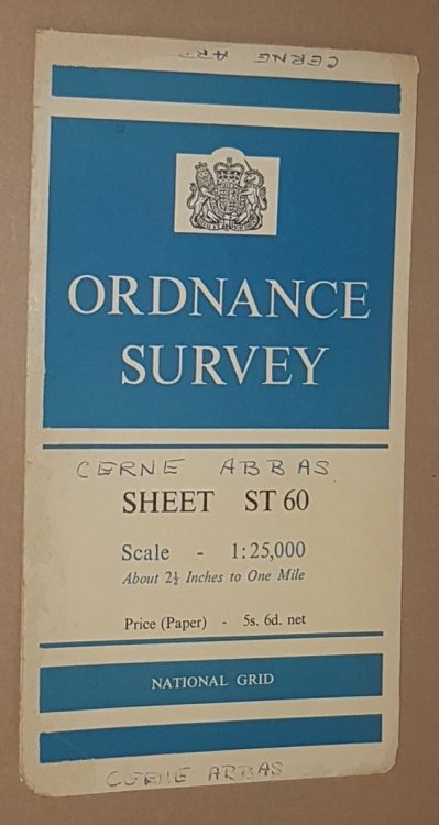 Cerne Abbas. 1:25000 Map Sheet ST 60