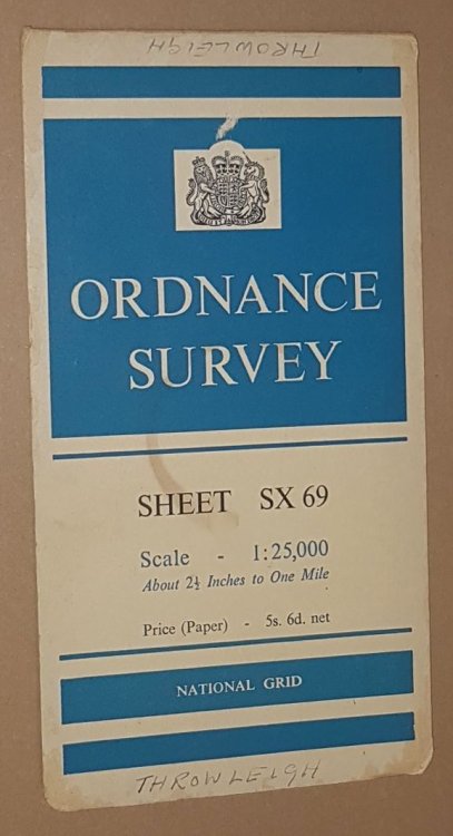 Sticklepath 1:25000 Map Sheet SX 69