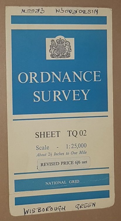 Billingshurst 1:25000 Map Sheet TQ 02