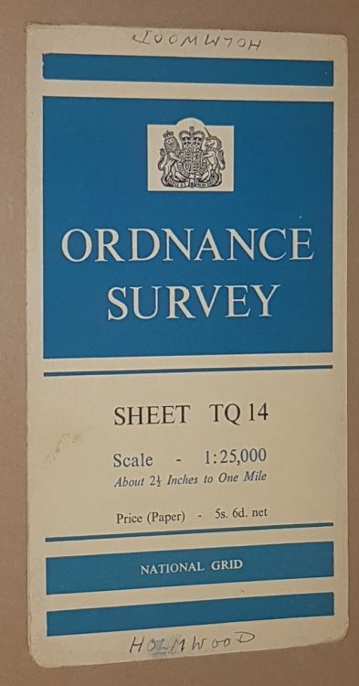 Dorking 1:25000 Map Sheet TQ 14